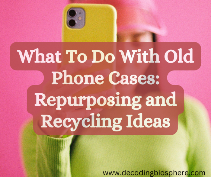 What To Do With Old Phone Cases: Repurposing and Recycling Ideas