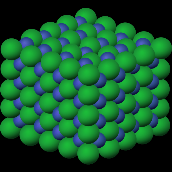 salt molecule (NaCl)
