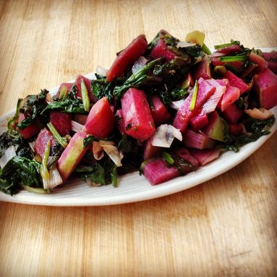 Sauteed Watermelon Radishes