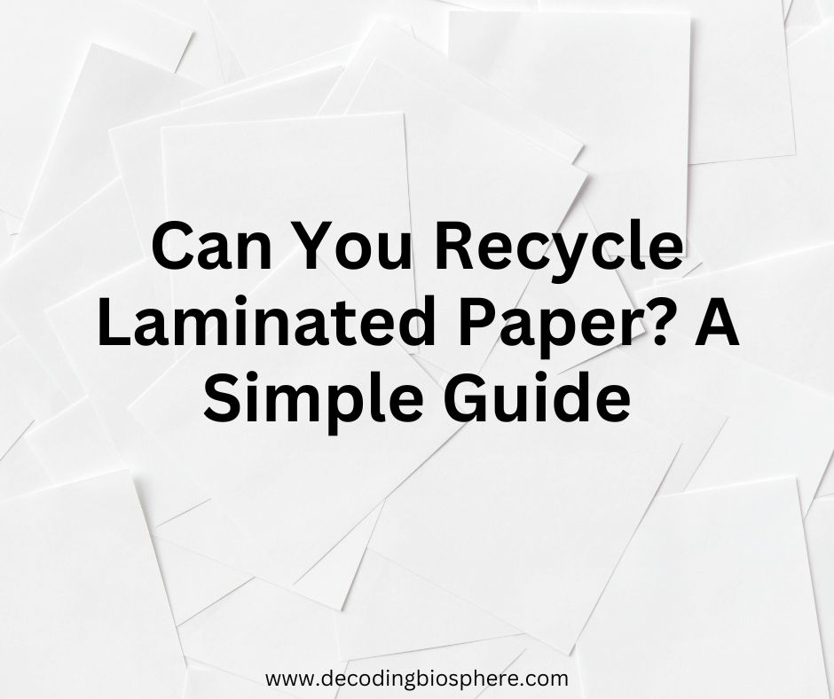 Can You Recycle Laminated Paper