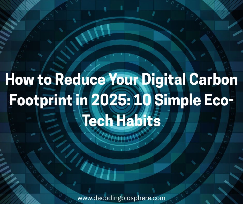 10 Simple Eco-Tech Habits