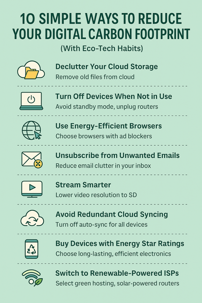 10 Simple Eco-Tech Habits