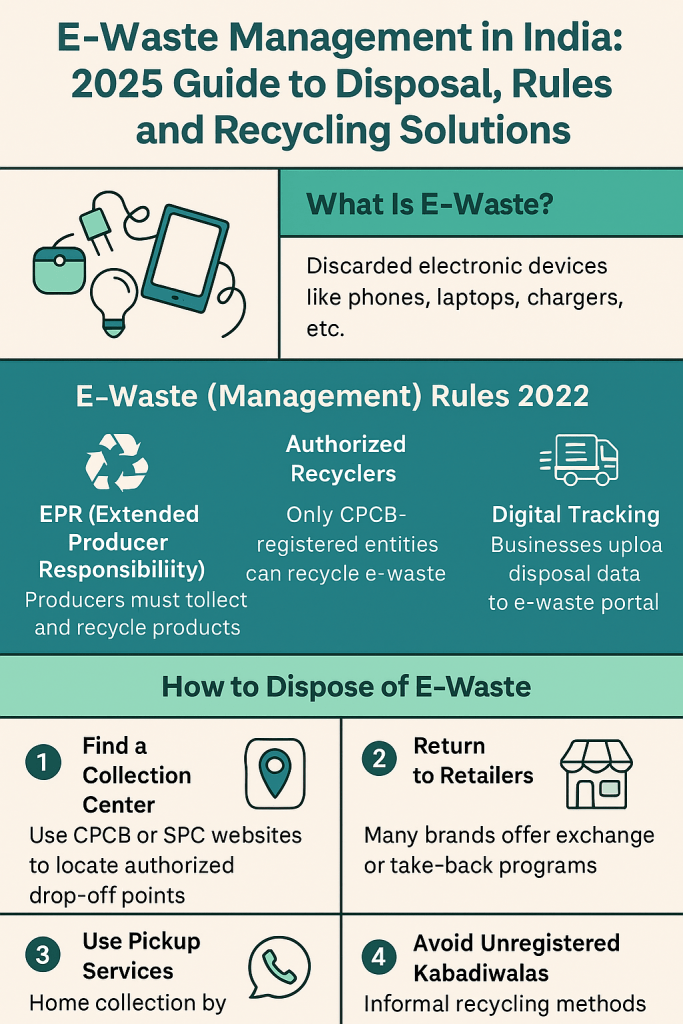 E-Waste Management in India: 2025 Guide to Disposal, Rules, and Recycling Solutions