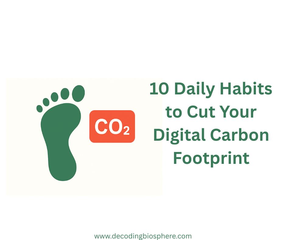 10 Daily Habits to Cut Your Digital Carbon Footprint